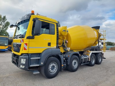MAN TGS 32.460 BB Liebherr 9m3 8x4