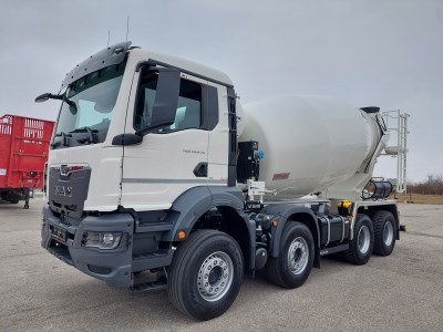 MAN TGS 35.470 BB mix Stetter 10m3 Light Line IHNED 8x4